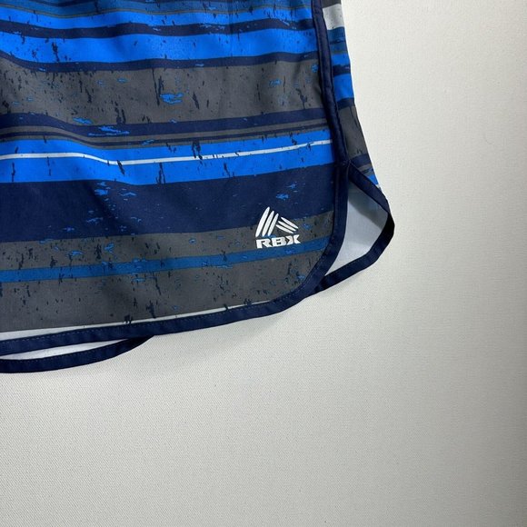 NWT RBX Men’s Board Short Swim Trunks Mesh Brief Liner Blue Stripe Size XL - Picture 4 of 6